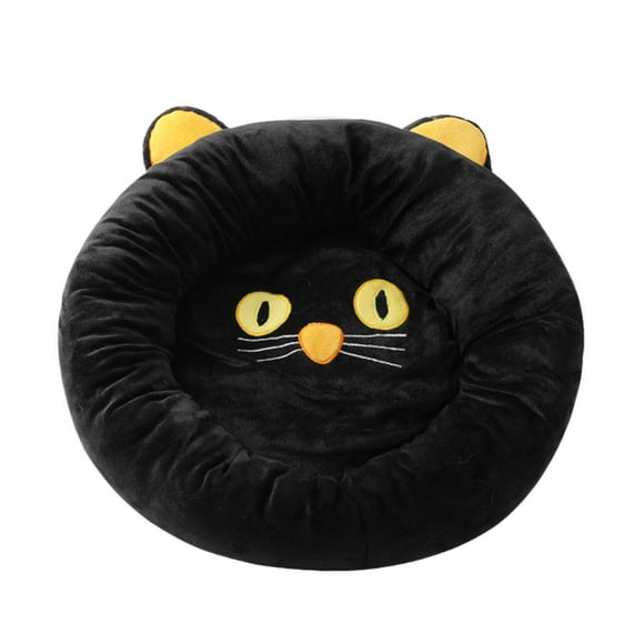 Cojín para cama de gato, cueva para gatitos, diámetro de 23,62 pulgadas, para todas , perrera para cachorros, accesorios cálidos para