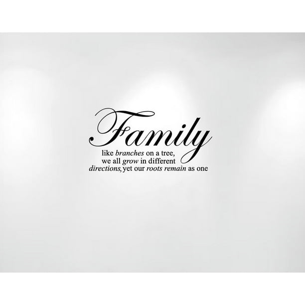 Innovative Stencils Family Like Branches on a Tree... Wall Decal