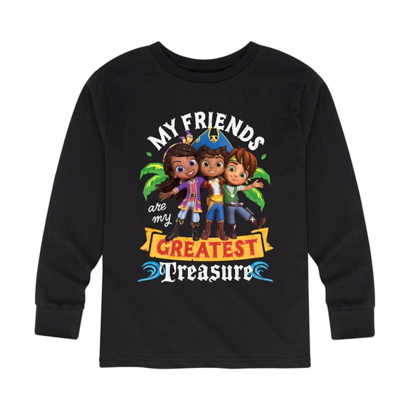 Santiago of The Sea - My Friends Greatest Treasure - Toddler And Youth Long Sleeve Graphic T-Shirt