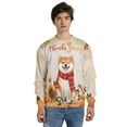 thumbnail image 4 of Happy Thanksgiving Shiba Inu with Turkey Pumpkins Autumn Vibes All Over Print 3D Sweatshirt Unisex Merch Shibas Dog Lovers Gifts Idea - 12018, 4 of 6