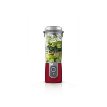 Restored Ninja Blast 16 oz. Personal Portable Blender with Leak Proof Lid & Easy Sip Spout, Perfect for Smoothies, Cranberry Red, BC100CR (Refurbished)
