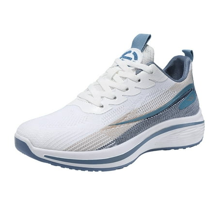 XDDST Men s Shoes Fashionable Versatile Trendy and Breathable Running Trainers Balanced Lightweight Shockabsorbing Men Sneakers Woven Casual Men Sports Shoes