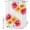 White, variant on Yellow Pink Daisy Shower Curtain for Bathroom, Rustic Farmhouse Red Buffalo Plaid Waterproof Cloth Fabric Bathroom Accessories Set with 12 Rust Proof Plastic Hooks, 72"x96"