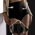 thumbnail image 4 of Arnsht Women's Fashion High-Waisted Abdominal Lifting Buttocks Shaping Abdominal Pants Girdle Waist and Buttocks Body Panties Black XL, 4 of 4