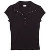 No Boundaries - Juniors Ribbed Snap Polo