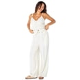 thumbnail image 3 of Celebrity Pink Women's Stripe Pull On Wide Leg Beach Pant, Sizes XS-XXXL, 3 of 8