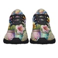 thumbnail image 5 of Hello Spring Floral Shoes Sneakers Black Size 12, 5 of 7