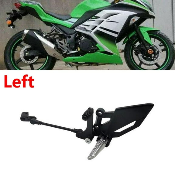 Foot Peg Bracket Brake Pedal Lever Assembly for Kawasaki Ex 250R Ninja250 R 300