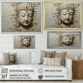 thumbnail image 4 of Designart "Unadorned Buddhist Icon IV" Buddhism Picture Framed Wall Decor, 4 of 5