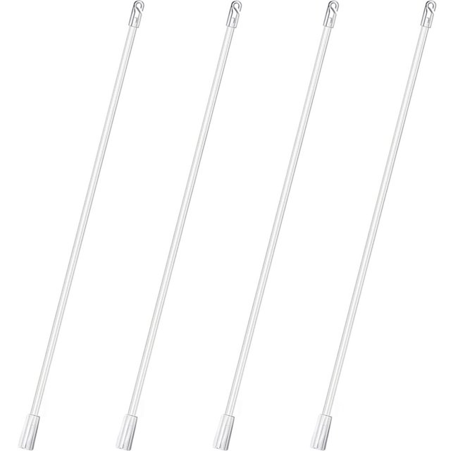 CUITING 4 Pcs Pièces de Rechange pour Stores Verticaux Baguette Longue pour Stores Verticaux Tringle à Rideau Verticale