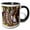 Black/White, variant on , Papua New Guinea, Dobu Island. Seashell and Bead Artifacts., 15oz Two-tone Yellow Mug