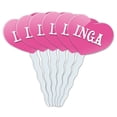 thumbnail image 1 of Inga Heart Love Cupcake Picks Toppers - Set of 6, 1 of 1