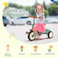 thumbnail image 5 of Spaco Toddler Tricycle Kids Trike with Adjustable Seat and Basket Aged 3-5 Years Old, Balance Bike, Green, 5 of 11