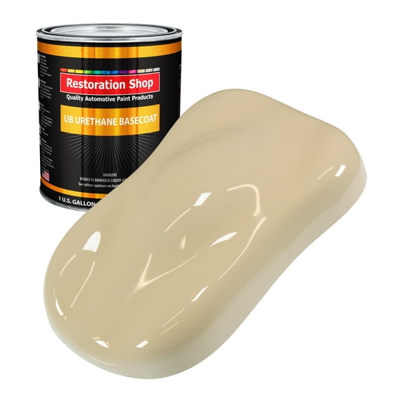 Ivory 1 Gallon URETHANE BASECOAT Car Auto Body Paint