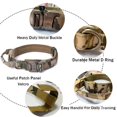 thumbnail image 5 of 【Material de primera calidad】-- El collar táctico para perro está hecho con tela de nailon reforzada 1000D y una hebilla de metal resistente, que es muy duradera, resistente al desgaste, muy, 5 of 5