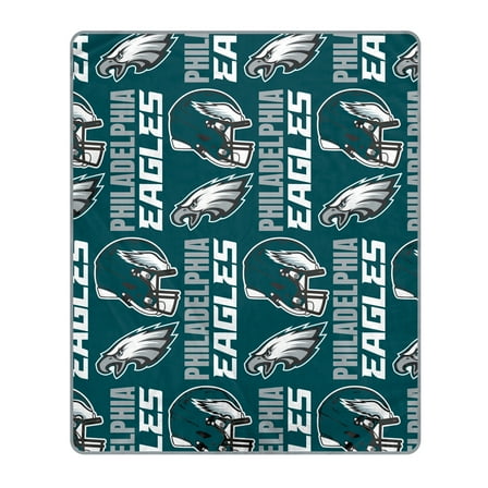 Pegasus Philadelphia Eagles 50" x 60" Homefield Stacked Logos Ultra Soft Blanket