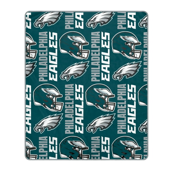 Pegasus Philadelphia Eagles 50" x 60" Homefield Stacked Logos Ultra Soft Blanket
