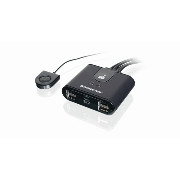 Hub de conmutación de periféricos IOGEAR USB 2.0 4x4 GUS404