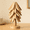 Heat Insulation Pads, Natural Wood Color [5 pieces + base], variant on Natural Wood Tree Trivet Set, Christmas Tree Trivet Set, Wooden Trivets & 1 Stand Like a Christmas Tree, for Hot Dish, Pot, Bowl, Teapot, Hot Pot Set