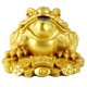 thumbnail image 2 of Oro Feng Shui Chino Decoración Dinero Sapo Moneda Rana Estatuilla - # 6 .5x6cm Oro Sunnimix Decoración de Feng Shui chino, 2 of 5