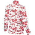thumbnail image 3 of Women's Cardinal Arkansas Razorbacks Digital Camo Performance Quarter-Zip Pullover Jacket, 3 of 3
