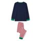 thumbnail image 3 of Pijama de Navideño familiar con traje de pijama Navideño blusa impresa con letras de manga larga + pantalones a rayas ; Papá-XXXL, 3 of 5