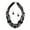 Noir, variante sur Koszal 1 Ensemble en Couches Collier Rétro Design Bijoux Accessoires Double Brin Déclaration Collier Crochet Boucles d'Oreilles Ensemble pour Parti