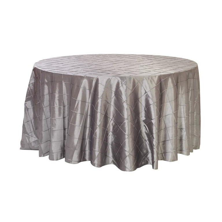 Chocolate Brown Pintuck Table Cloth