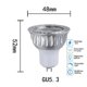 thumbnail image 1 of Bombilla LED regulable MR16 E27 E14 GU10 RGB, foco de 5W para iluminación de pista empotrada, luz descendente de 36 ° para cocina, habitación y dormitorio, 1 of 4