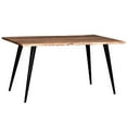 thumbnail image 3 of Primo International Palmerston 71" Modern Wood Live Edge Dining Table in Brown, 3 of 5