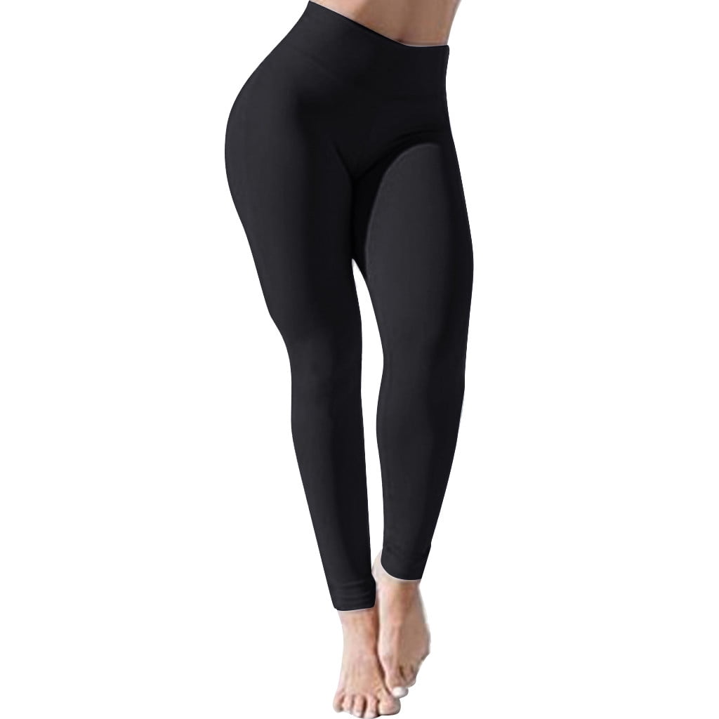 Esssut Yoga Pants For Women With Pockets Women Soft High Waist Stretch Pleated Yoga Pants Casual Fitness Leggings Trouser Je3281 Black
