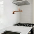 thumbnail image 4 of Pot Filler Kitchen Faucet Wall-Mounted Matte Black Matte, 4 of 5