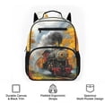 thumbnail image 6 of KUIFORTI Train Print Toddler Backpack Boys Kids School Bag with Multiple Storage Pockets Adjustable Straps 13.5 Inch for Preschool Kindergarten Daily Use, 6 of 7