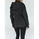 thumbnail image 4 of Sudaderas con Capucha y Cremallera para Mujer, Chaquetas de Forro , Sudaderas de Gran Tamaño, Conjuntos de Moda de Otoño, Suéteres, Ropa de Invierno. Negro L, 4 of 10