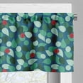 thumbnail image 3 of Ambesonne Ladybug Window Valance, Lucky Insects on Leaves, 54" X 18", Multicolor, 3 of 5