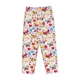 thumbnail image 6 of Uemuo Cute Butterfly Flowers Pattern Women's Wide Leg Palazzo Lounge Pants with Pockets Light Weight Loose Comfy Casual Pajama Pants-Large, 6 of 9