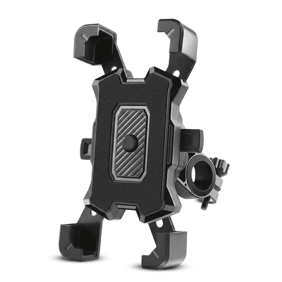 ROSEXIXI Bike Phone Holder 360 Rotation Handlebar Mount Shockproof 4-Corner Locking for 4.5-6.8" Phone