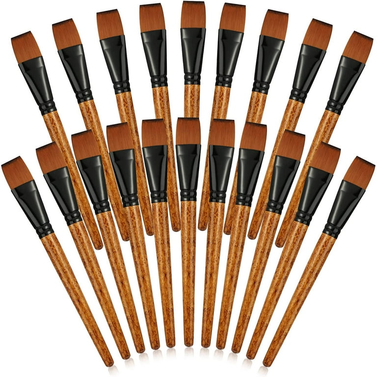 20 Pcs Paint Brushes, Paint Brush Set, Paint Brushes for Acrylic