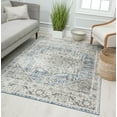 thumbnail image 3 of Rugs America Preston PS40A Magnolia Hatchwork Transitional Vintage Gray Area Rug, 8'0"X10'0", 3 of 5