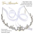 thumbnail image 4 of GA262 Silver Wedding Bridal Tiara With Swarovski Crystals, 4 of 4
