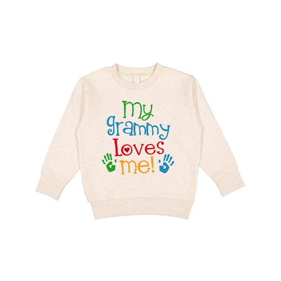 Inktastic My Grammy Loves Me Toddler Sweatshirt