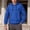 Blue, variant on KANG Fashion Hooded Sweatshirt Autumn Winter Warm Casual Sporty Pullover With Multiple Pockets For Outdoor Activities