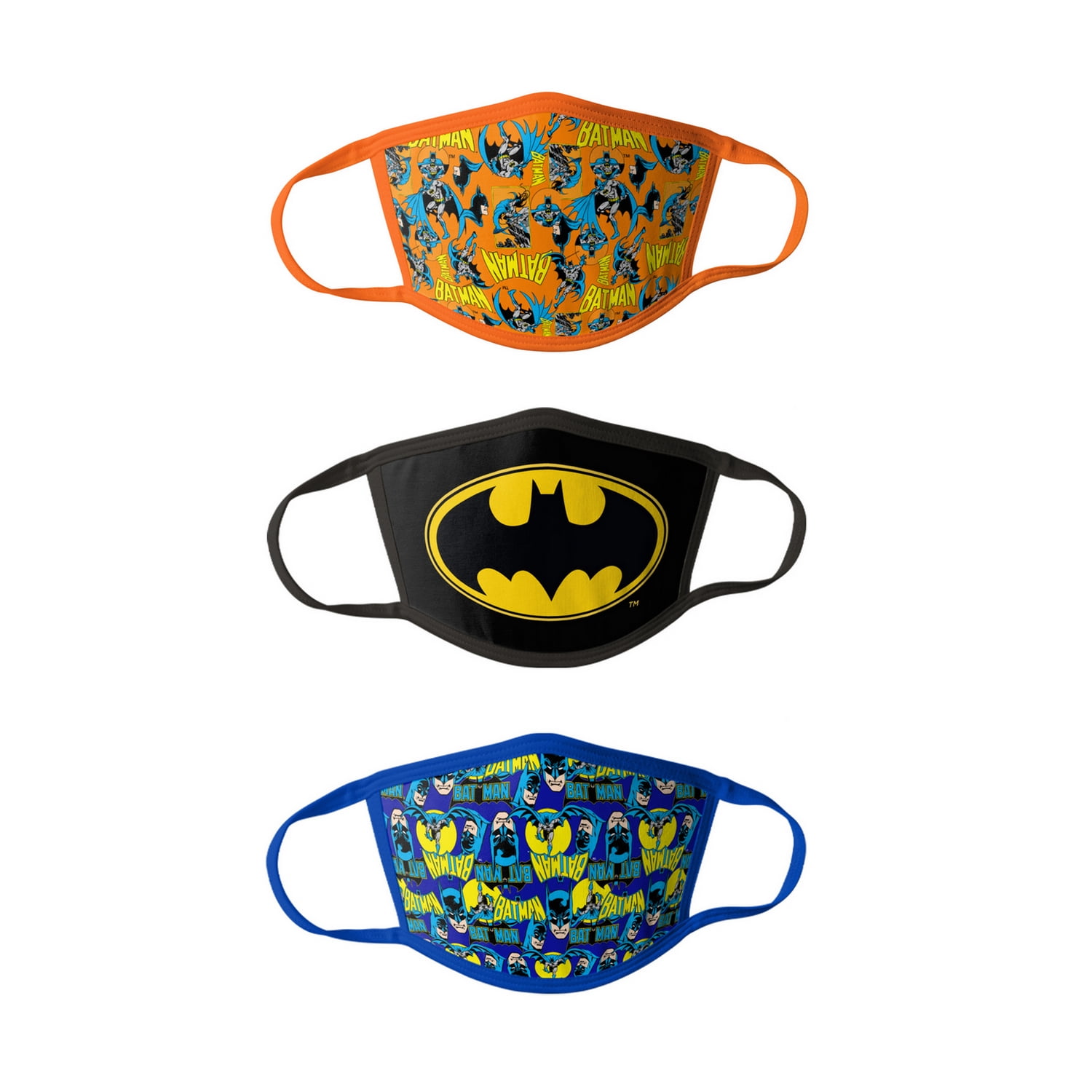 Batman Kids Face Masks - 6PK