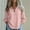 Pink, variant on Endives Womens Tops Tie Up Blouse Casual Top Elegant Loose Ladies Shirts Thin Breathable Tops Spring Summer