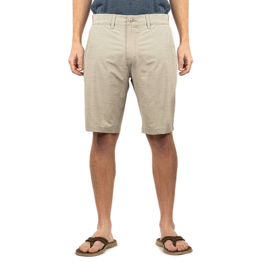 BURNSIDE Burnside Men's Land & Sea 20" Hybrid Stretch Flat Front