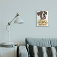 thumbnail image 2 of Stupell Industries Spoiled Boxer Dog Phrase Funny Home Pet Sign Framed Wall Art Design by Danny Gordan, 11" x 14", Gray Framed, 2 of 8