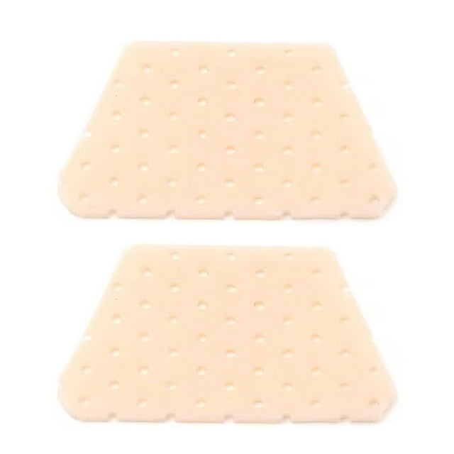 Férula nasal termoplástica de 1/2 pieza, soporte nasal trapezoidal, soporte nasal externo para fracturas, rinoplastia, cirugía, inmovilización otorrinolaringológica.