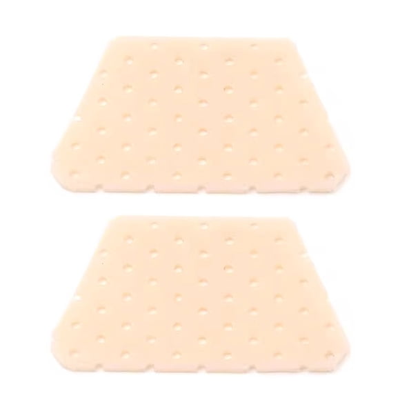Férula nasal termoplástica de 1/2 pieza, soporte nasal trapezoidal, soporte nasal externo para fracturas, rinoplastia, cirugía, inmovilización otorrinolaringológica.