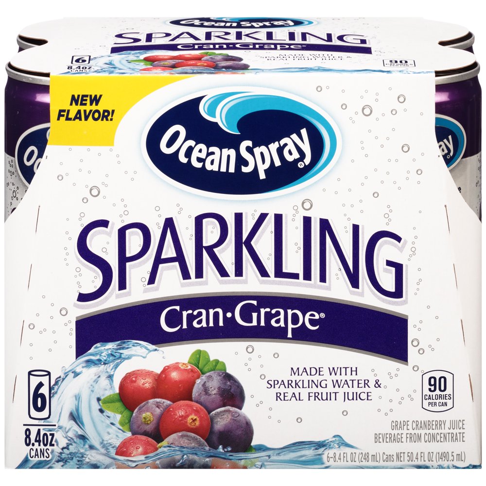 Ocean Spray CranGrape Juice Drink, 8.4 Oz., 6 Count