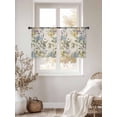 thumbnail image 3 of Vintage Spring Floral Sheer Curtains 45 Inch Length 2 Panels Set Window Treatments, Farmhouse Flowers Rustic Rod Pocket Semi Curtains for Living Room/Bedroom/Kitchen Décor, 104"W x 45"L, 3 of 7